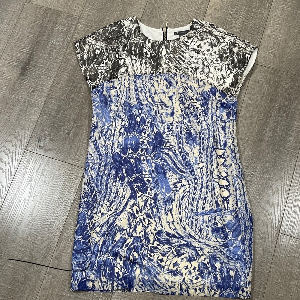 Armani Exchange Shirt Dress Printed Size 8